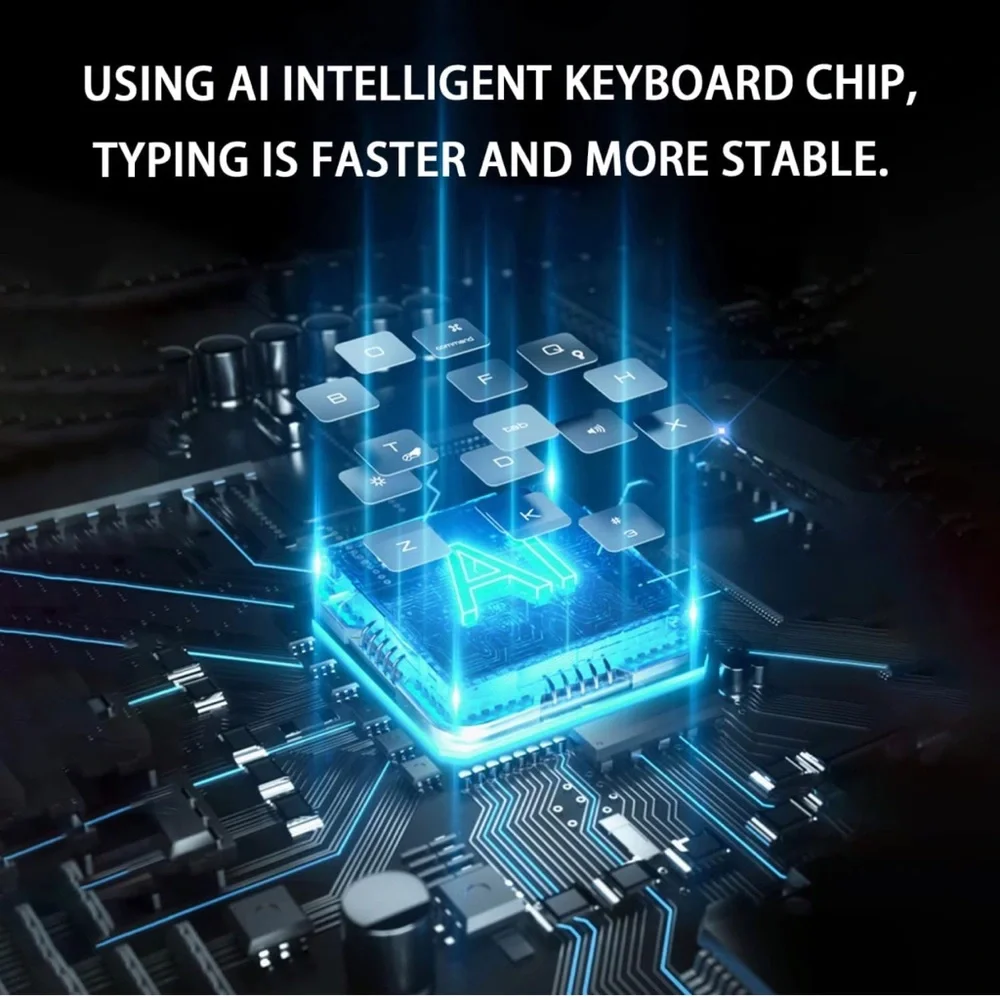 Slim Backlit Bluetooth Keyboard, Portable Mini Wireless Keyboard (10 inch)